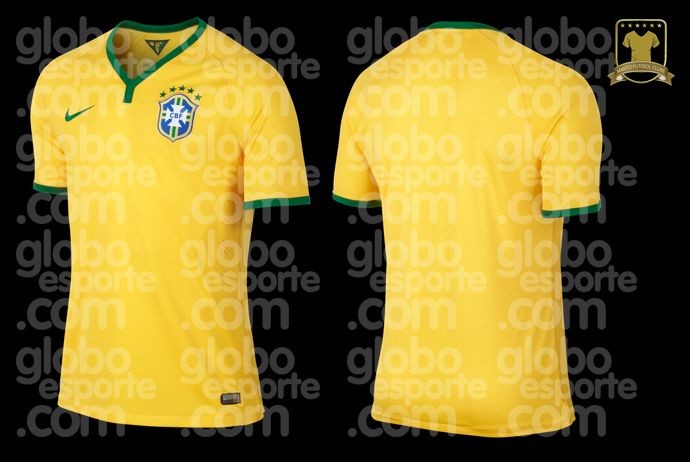 Nova camisa do Brasil para a Copa de 2014