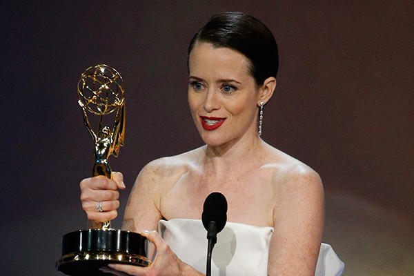 Vencedora do Emmy de Melhor Atriz em 2018 (foto), Claire Foy não compareceu à cerimônia em Los Angeles por conta da pandemia (Foto: Getty)
