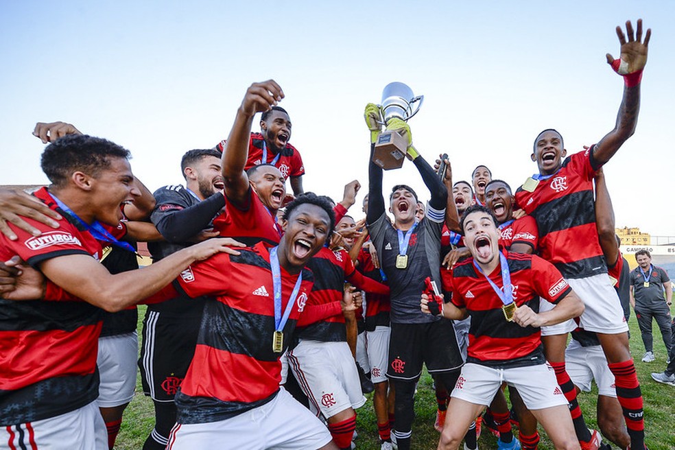 Flamengo campeão da Taça Guanabara Sub-20 — Foto: Marcelo Cortes