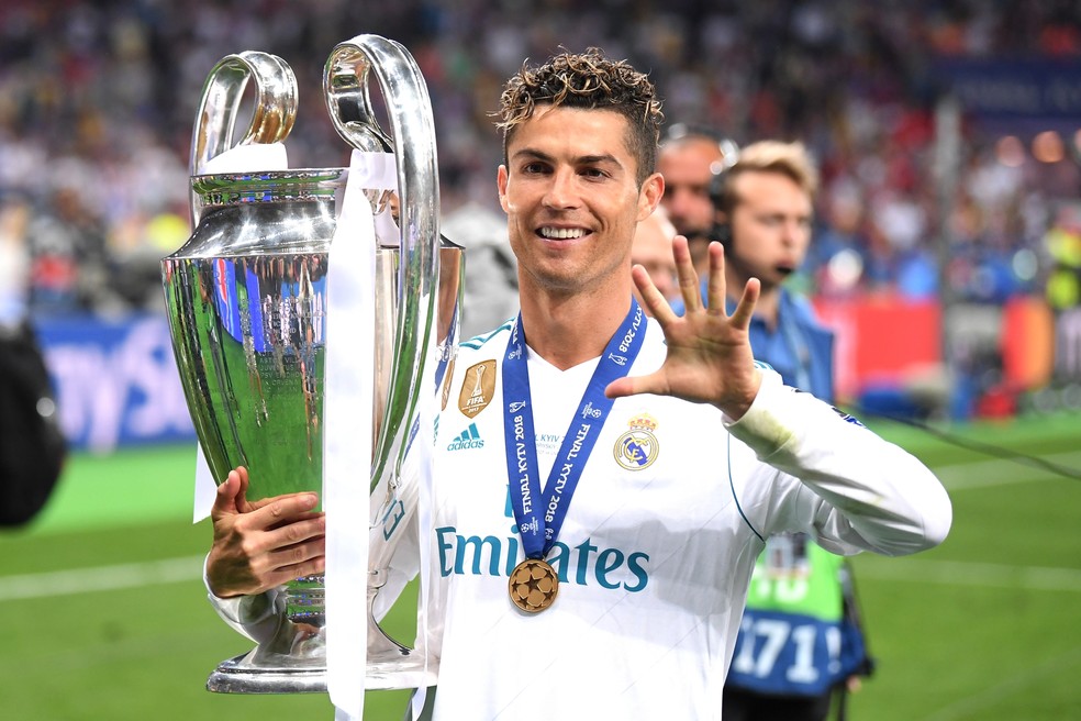 Artilheiro da Liga dos CampeÃµes, Cristiano Ronaldo Ã© cotado para levar terceiro prÃªmio The Best seguido  (Foto: Laurence Griffiths/Getty Images)