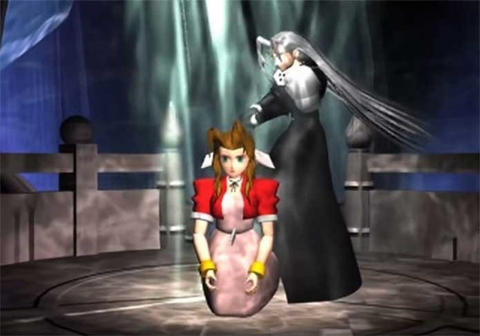 Aerith morre em Final Fantasy 7 (Foto: Reprodução/Felipe Vinha)