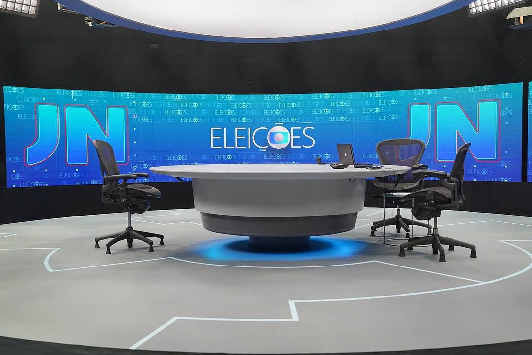 O estdio onde sero realizadas as entrevistas com os candidatos  presidncia