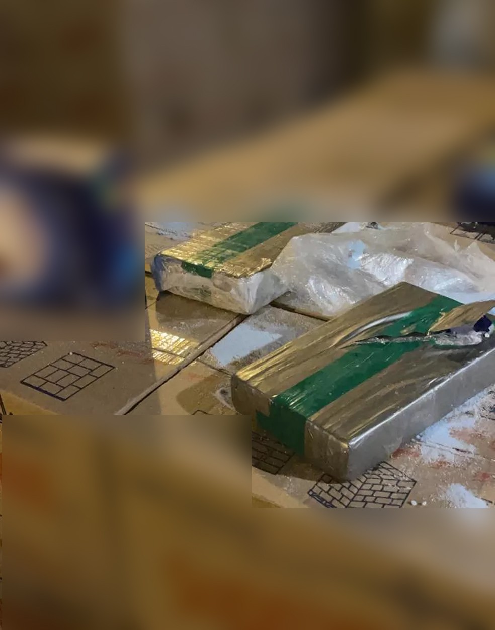Polícia Federal encontra cocaína em caixas de sabão no Porto do Rio — Foto: Divulgação