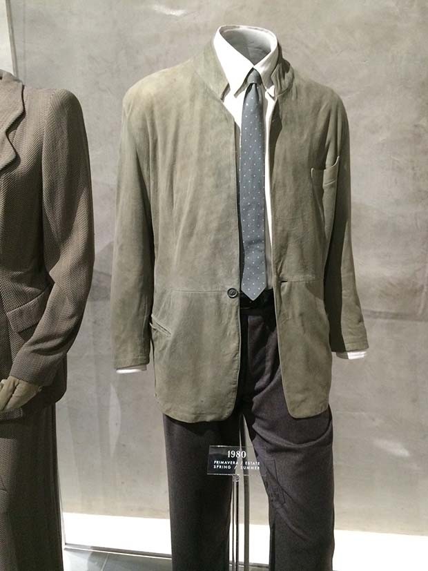 An Armani outfit which Richard Gere’s character wore in the 1980’s movie American Gigolo (Foto: Divulgação)