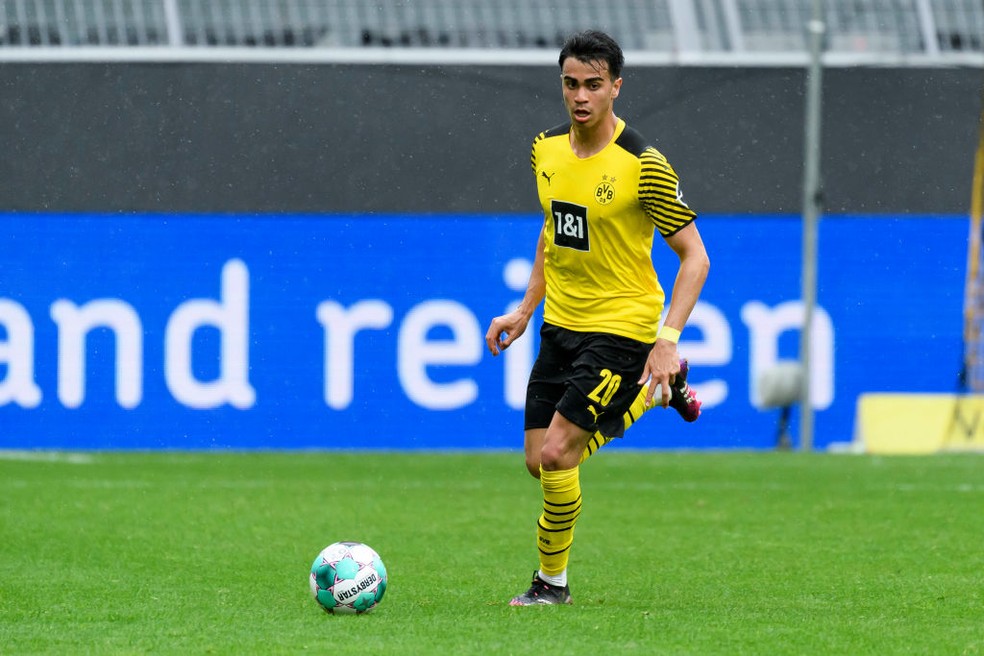 Após dois anos no Borussia Dortmund, Reinier será novamente emprestado pelo Real Madrid — Foto: Getty Images