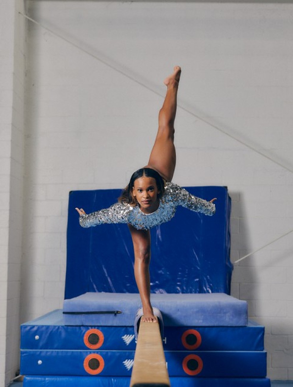 Rebeca Andrade: 'Para mim, &eacute; muito importante ser um exemplo de representatividade' &mdash; Foto: Bruna Sussekind