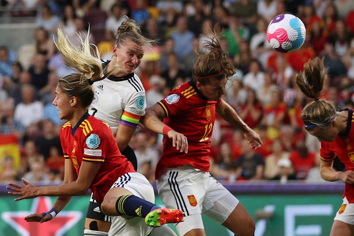 Alemania avanza a cuartos de final al vencer a España en la Eurocopa Femenina |  fútbol internacional