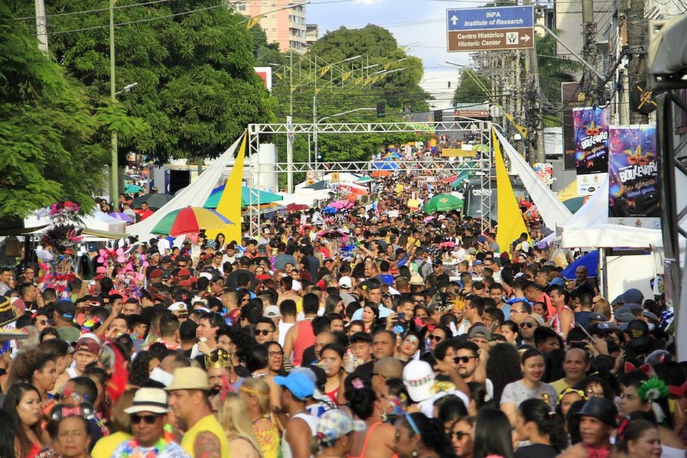 Carnaval de rua em Manaus. — Foto: Divulgação/Manauscult