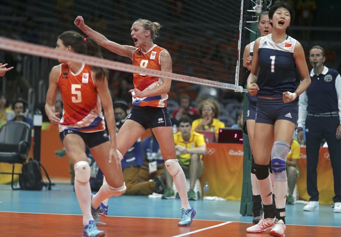 China x Holanda vôlei feminino semifinal Rio 2016 (Foto: Ricardo Moraes/Reuters)