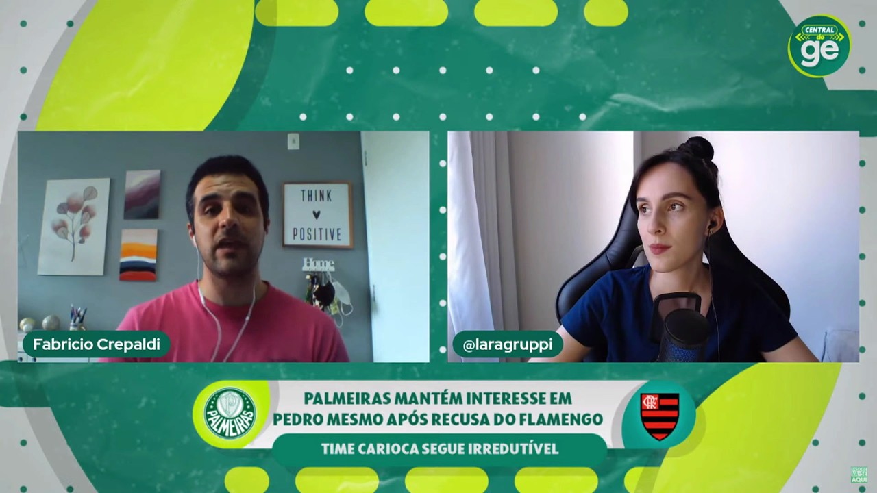 Fabricio Crepaldi fala sobre interesse do Palmeiras no Pedro, do Flamengo