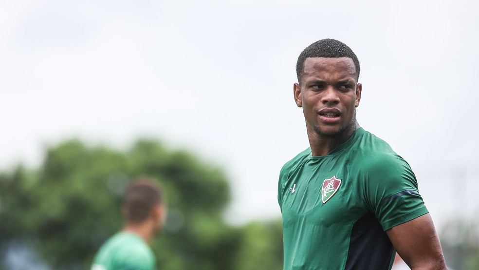 Caio Paulista, atacante do Fluminense — Foto: Lucas Merçon / FFC