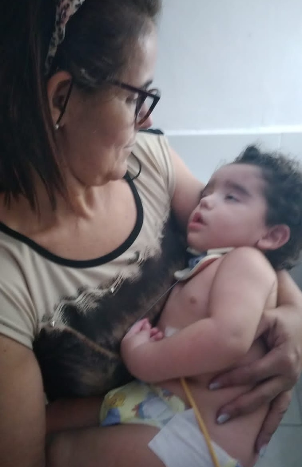 Cristina da Silva Barros, avó de Rhavi, encontrou o neto na piscina já desacordado — Foto: Arquivo Pessoal
