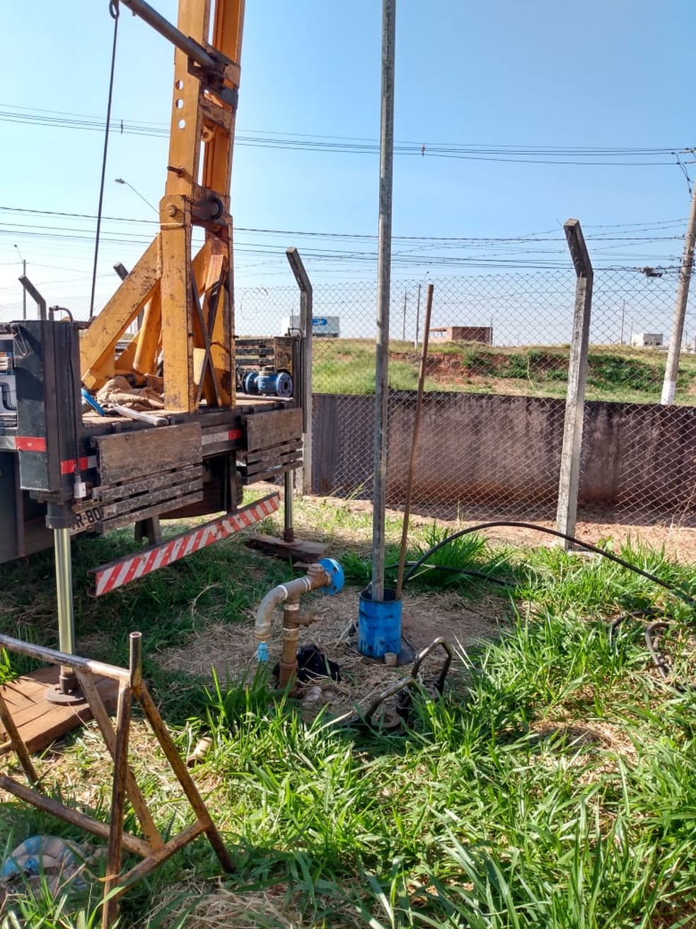Queima de bomba pode afetar abastecimento de água em bairro de Marília — Foto: Daem/Divulgação