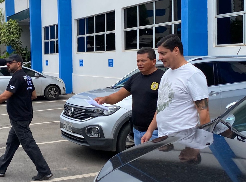 Célio Rodrigues, ex-secretário de Saúde de Cuiabá, é preso em Cuiabá — Foto: Luiz Vieira/TVCA