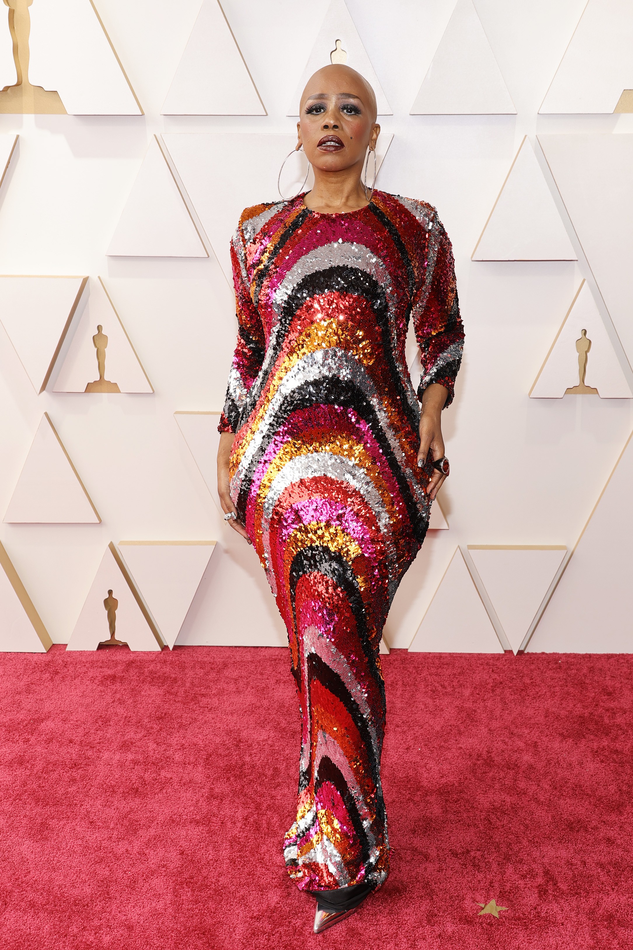 HOLLYWOOD, CALIFORNIA - MARCH 27: Tanisha Grant attends the 94th Annual Academy Awards at Hollywood and Highland on March 27, 2022 in Hollywood, California. (Photo by Mike Coppola/Getty Images) (Foto: Getty Images)