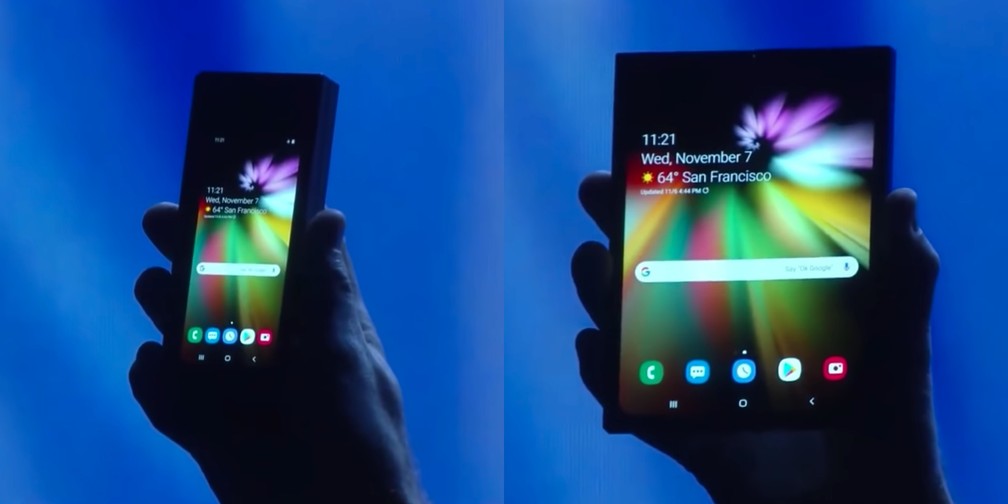 Suposto Galaxy F deve chegar às lojas em 2019 — Foto: Reprodução / Samsung