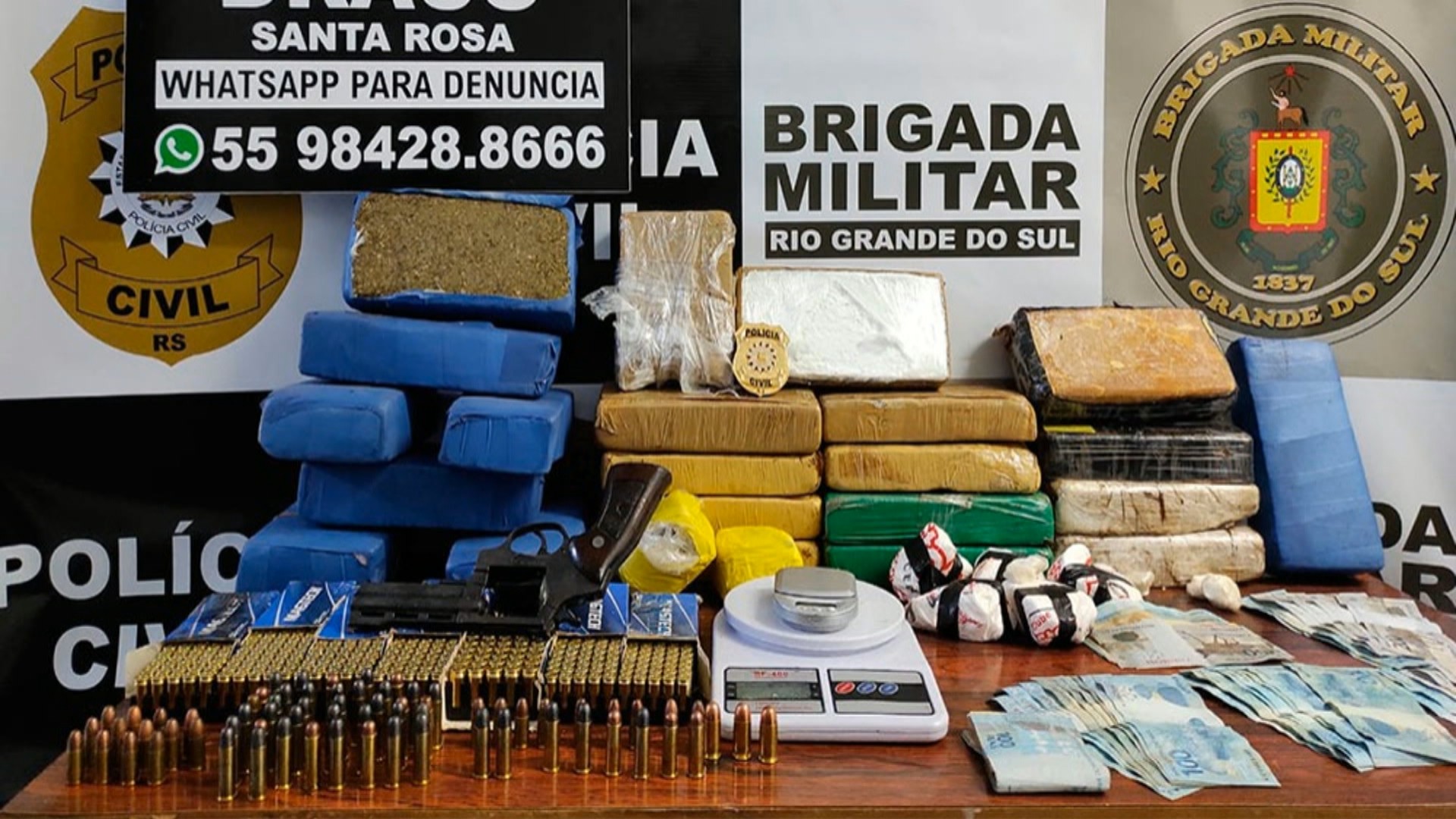 Servidor da Prefeitura de Santa Rosa é preso com 20 kg de drogas em depósito do município, diz polícia