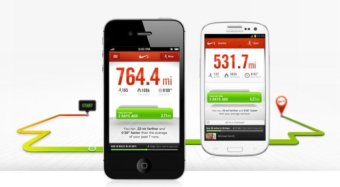 O app Nike+ Running ajuda a melhorar seu desempenho na corrida (Foto: Divulgação)