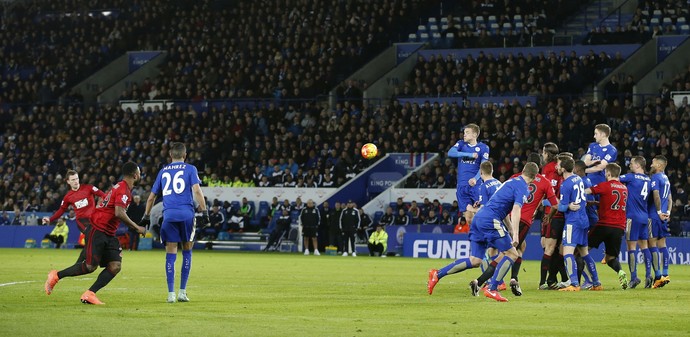 Gardner gol West Brom x Leicester (Foto: Reuters)