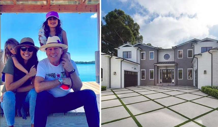  A mansão de 36,7 milhões de reais comprada pelo ator Bruce Willis na cidade de Los Angeles (Foto: Divulgação)