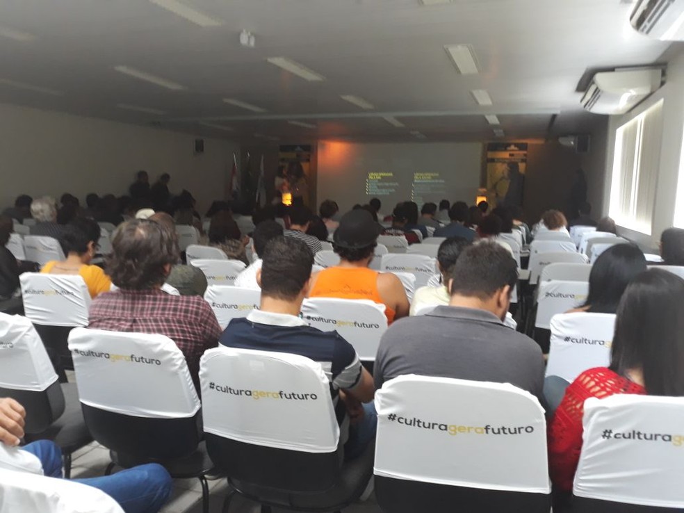 Produtores culturais de Alagoas passam por capacitação sobre captação de valores para fometo à cultura (Foto: Roberta Batista/G1)