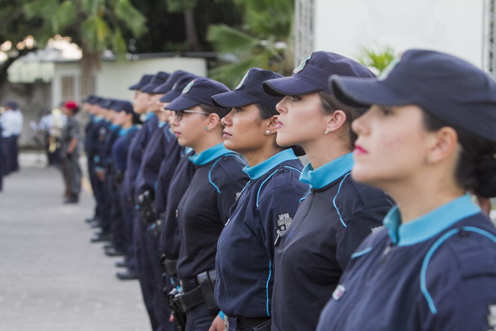 Governador do CearÃ¡ anunciou que o estado terÃ¡ sua primeira coronel mulher. â€” Foto: Carlos Gibaja/SSPDS
