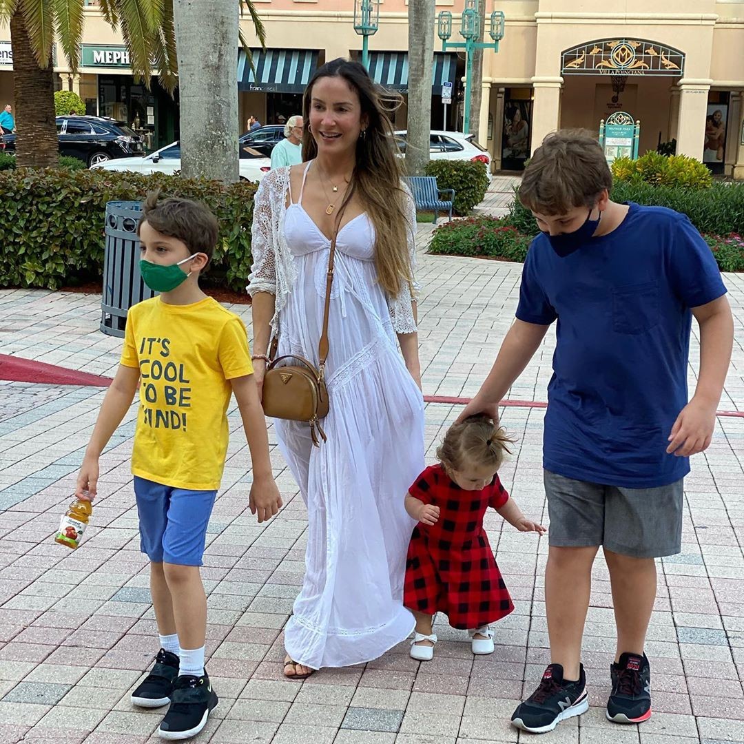 Claudia Leitte com os filhos (Foto: Instagram/ Reprodução)