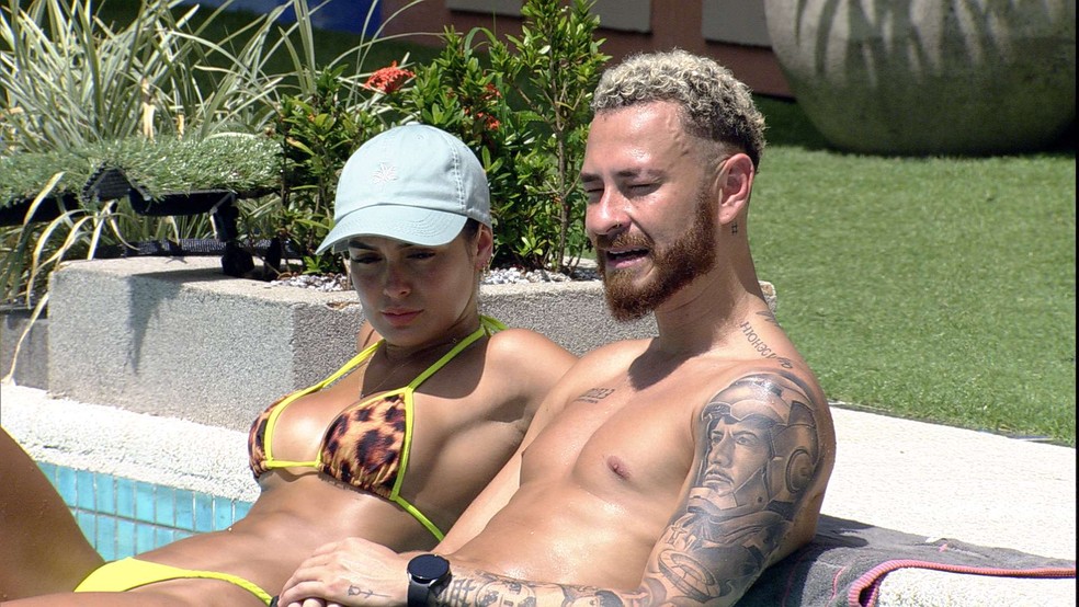 BBB23 - Fred conta a sisters sobre sonho inusitado: 'Pelé era pai do meu pai' — Foto: Globo