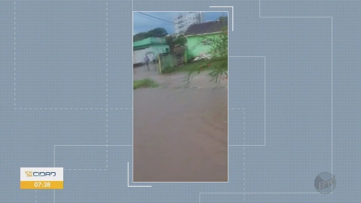 Chuva forte alaga ruas em Borda da Mata, MG | Sul de Minas | G1