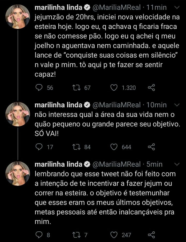 Marilia Mendonça rebate críticas no Twitter (Foto: Reprodução/Twitter)