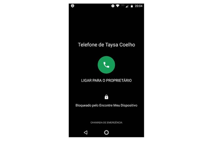 Tela bloqueada pelo Google (Foto: Reprodução/Taysa Coelho) Tela bloqueada pelo Google (Foto: Reprodução/Taysa Coelho)
