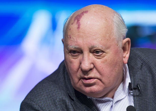 O ex-presidente soviético, Mikhail Gorbachev, em imagem de março de 2013 (Foto: Alexander Zemlianichenko/AP)