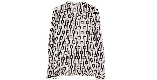 Camisa longa geométrica manga longa Marisa, R$89,95