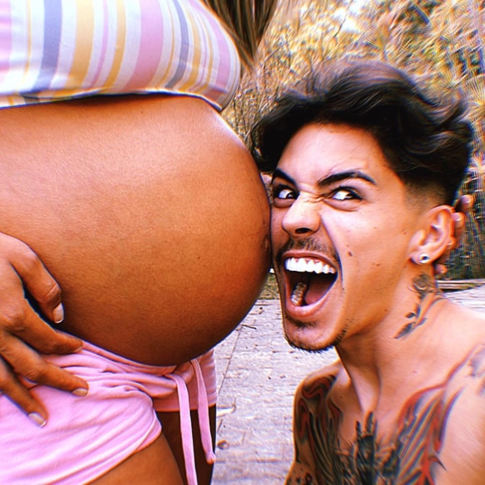 Tays Reis mostra barrigão e anuncia chegada dos 9 meses de Pietra — Foto: Reprodução/Redes Sociais