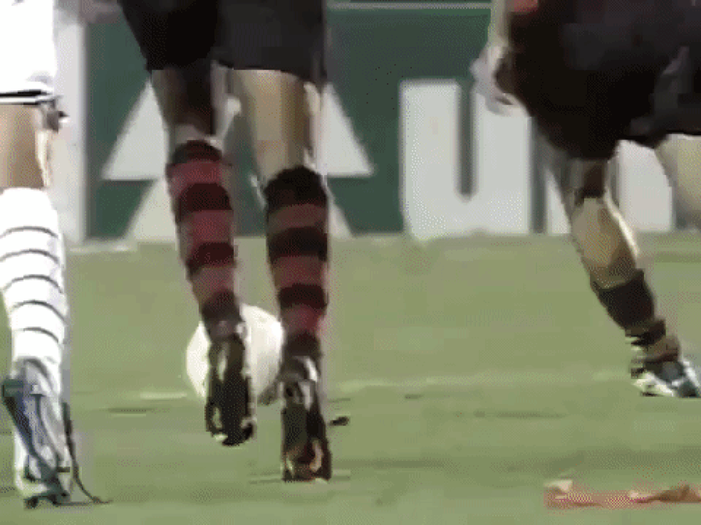 Terceiro gol de Jean contra o Vasco na decisão do Carioca de 2004 — Foto: Reprodução