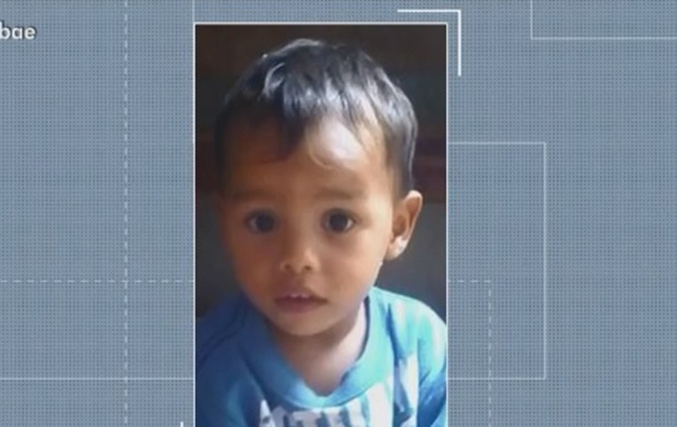 Bebê de um ano e oito meses morreu após beber água em Araci, na Bahia — Foto: Reprodução/ TV Subaé