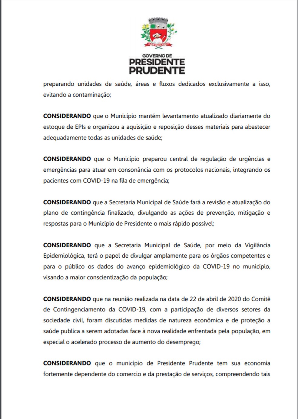 Medidas foram anunciadas nesta sexta-feira (24) — Foto: Reprodução