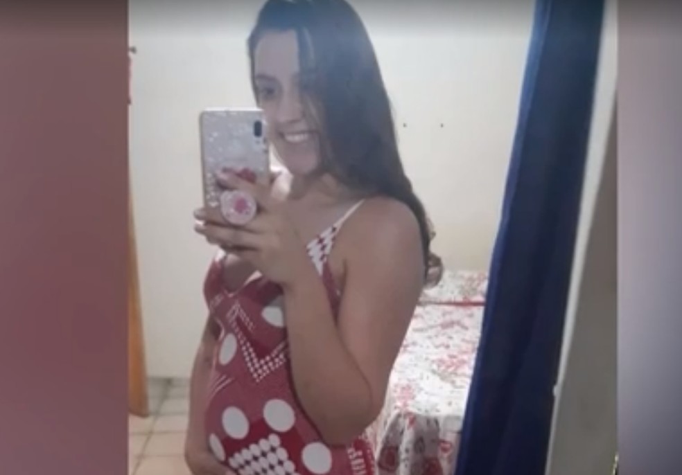 Rayssa estava grávida de 12 semanas — Foto: Reprodução / TV Santa Cruz