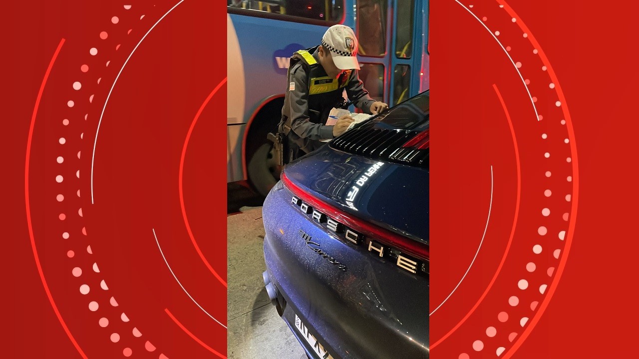 Empresário é preso por tentar atropelar PM com carro de luxo no ES, paga fiança de R$ 130 mil e é liberado