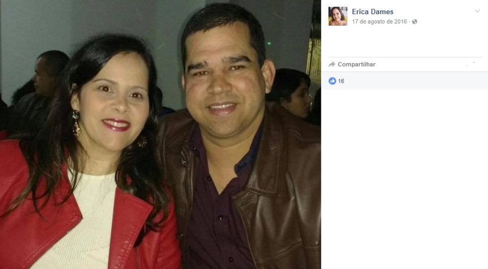 Érica Dames é filha do prefeito Paulo Dames, de Casimiro de Abreu — Foto: Facebook/Reprodução