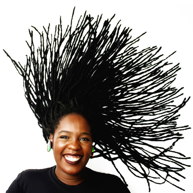 Ana Paula Xongani: primeira mulher brasileira com dreads a fazer campanha de beleza (Foto: Divulgação)