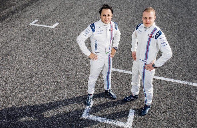 Concorrência interna com o companheiro Valtteri Bottas também é desafio para Felipe Massa (Foto: Divulgação)
