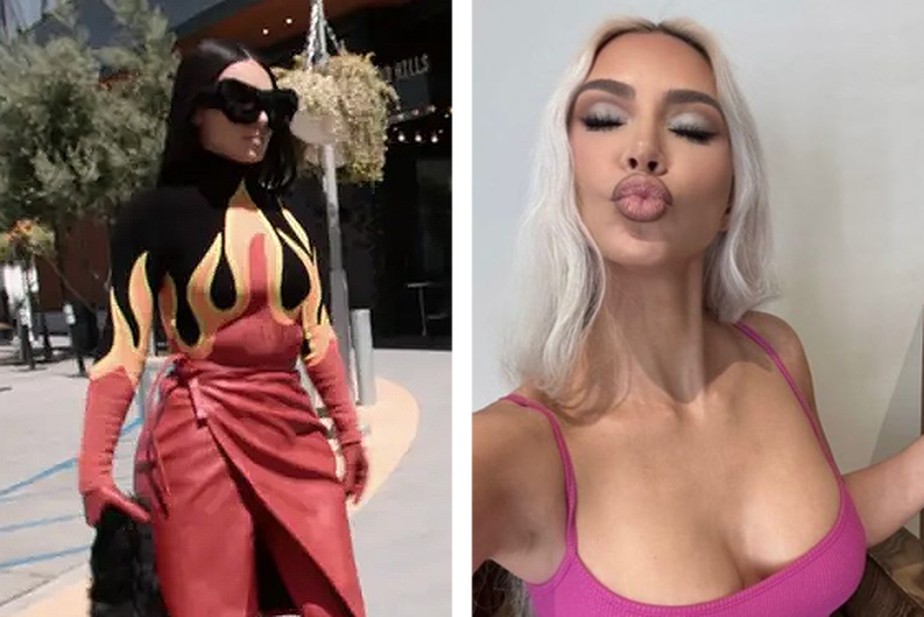 Kim Kardashian se revolta por ser classificada como 'mal vestida' após divórcio de Kanye
