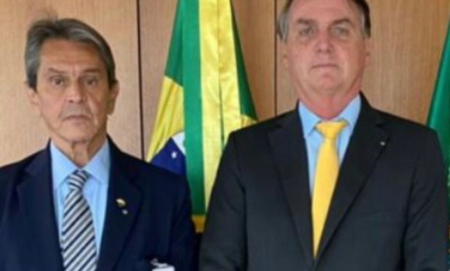 Roberto Jefferson e o presidente Jair Bolsonaro