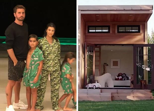 Scott Disick e Kourtney Kardashian com os filhos (Foto: Reprodução/Instagram)
