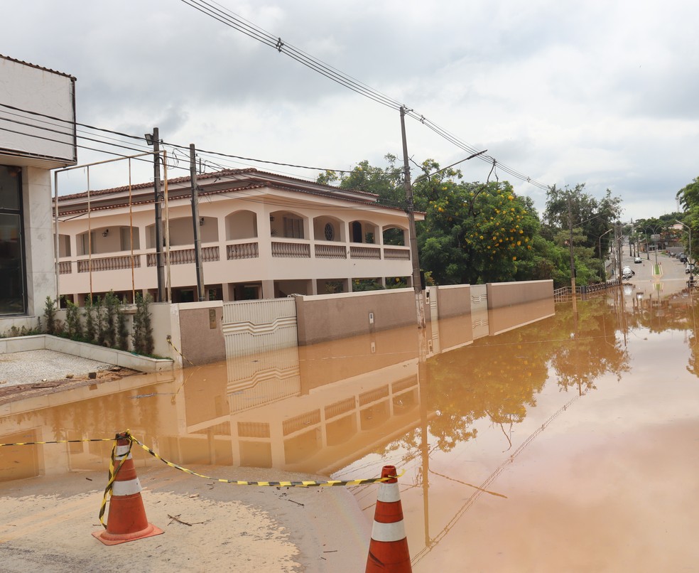 Enchentes levaram Capivari a estado de emergncia entre o final de dezembro e janeiro — Foto: Prefeitura de Capivari
