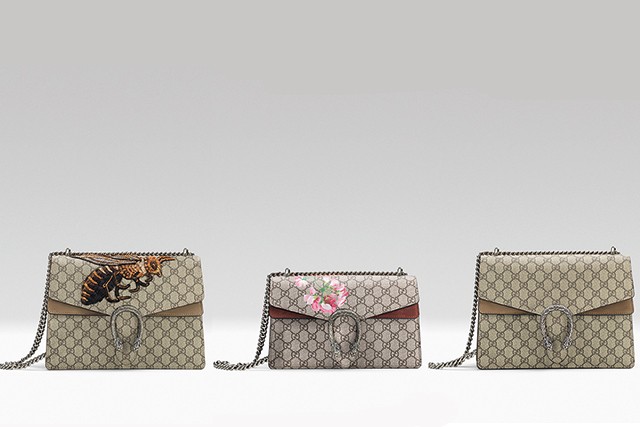 Diferentes versões da Dionysus Bag, da Gucci (Foto: Divulgação)