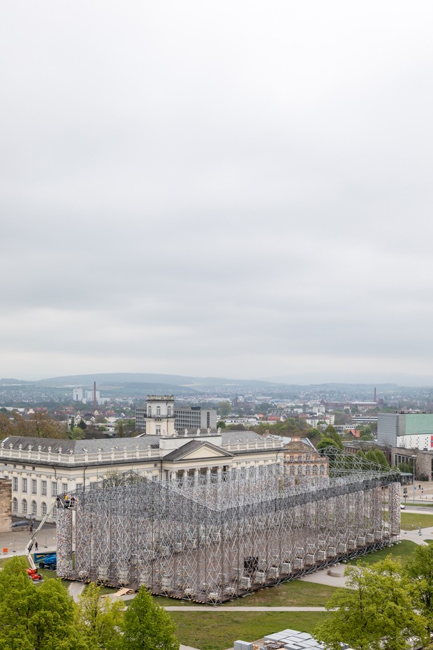 documenta Marta Minujín montagem do Panteão em Kassel (Foto: Divulgação)
