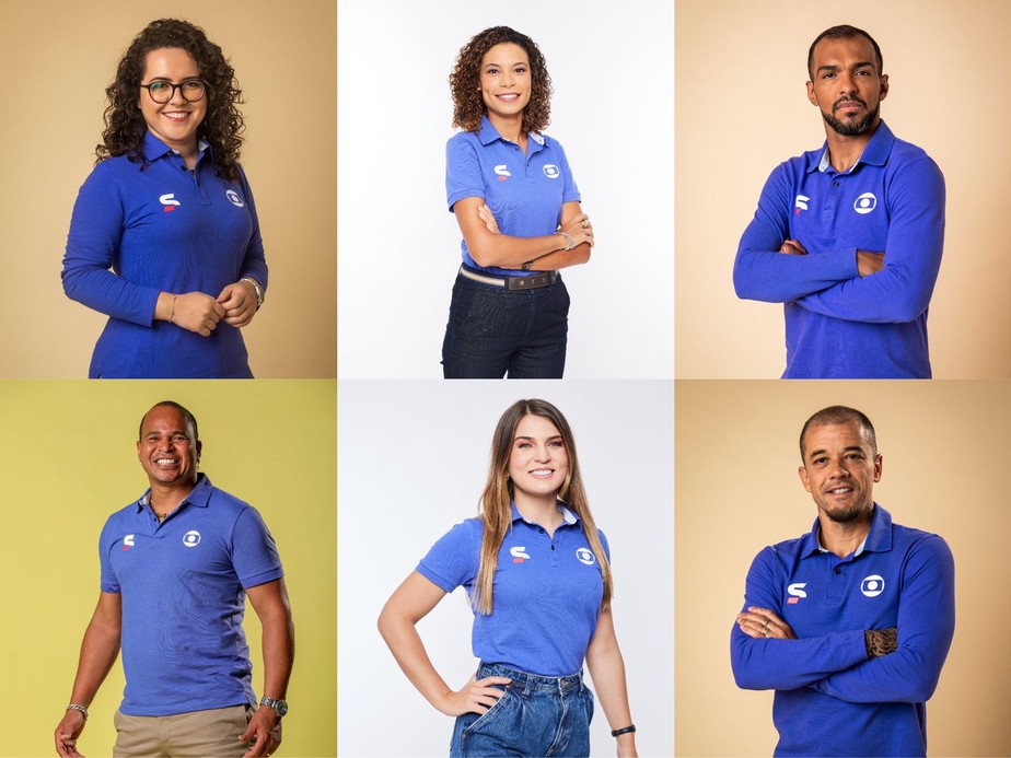 Equipe da Globo e do SporTV que estreia na cobertura de uma Copa do Mundo
