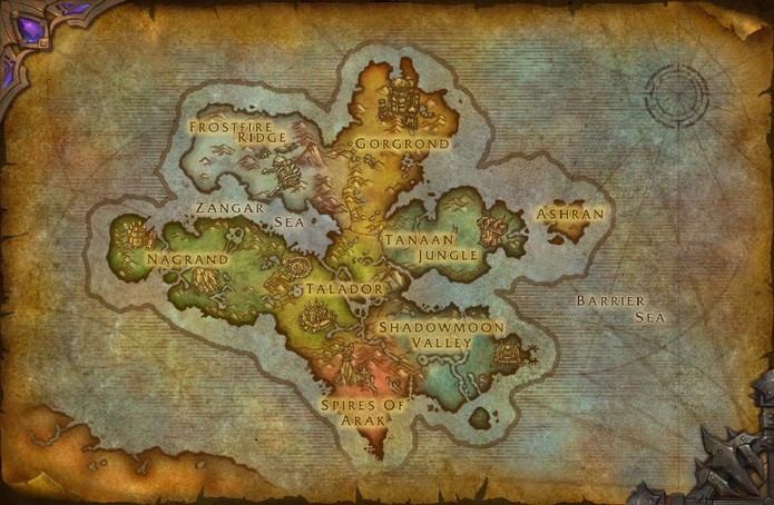Draenor é também um dos locais do filme de Warcraft (Foto: Divulgação/Blizzard)